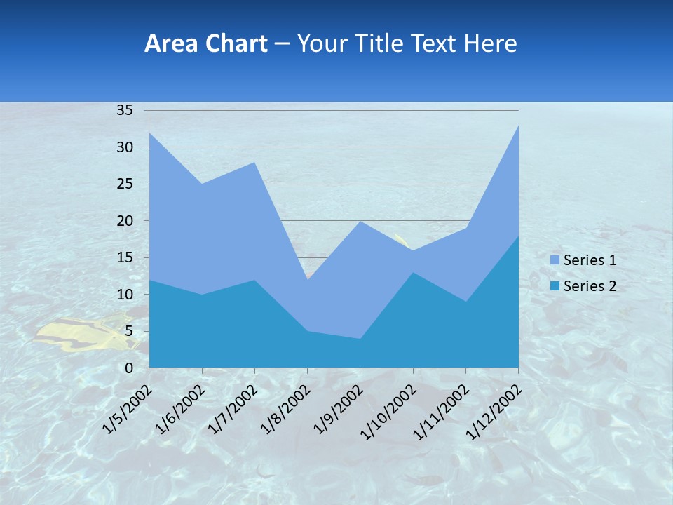 A Woman Swimming In The Ocean With A Snorkel PowerPoint Template