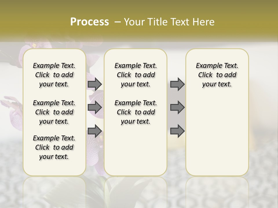 A Vase With Purple Flowers On A Bed PowerPoint Template