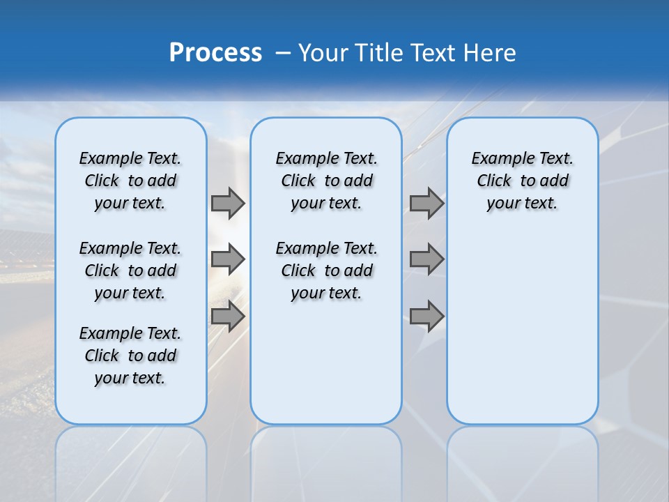 A Solar Panel With The Sun Shining Through It PowerPoint Template