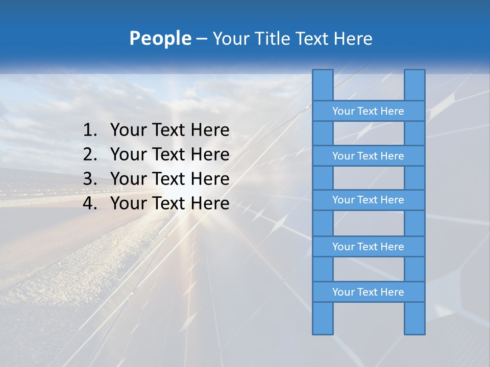 A Solar Panel With The Sun Shining Through It PowerPoint Template