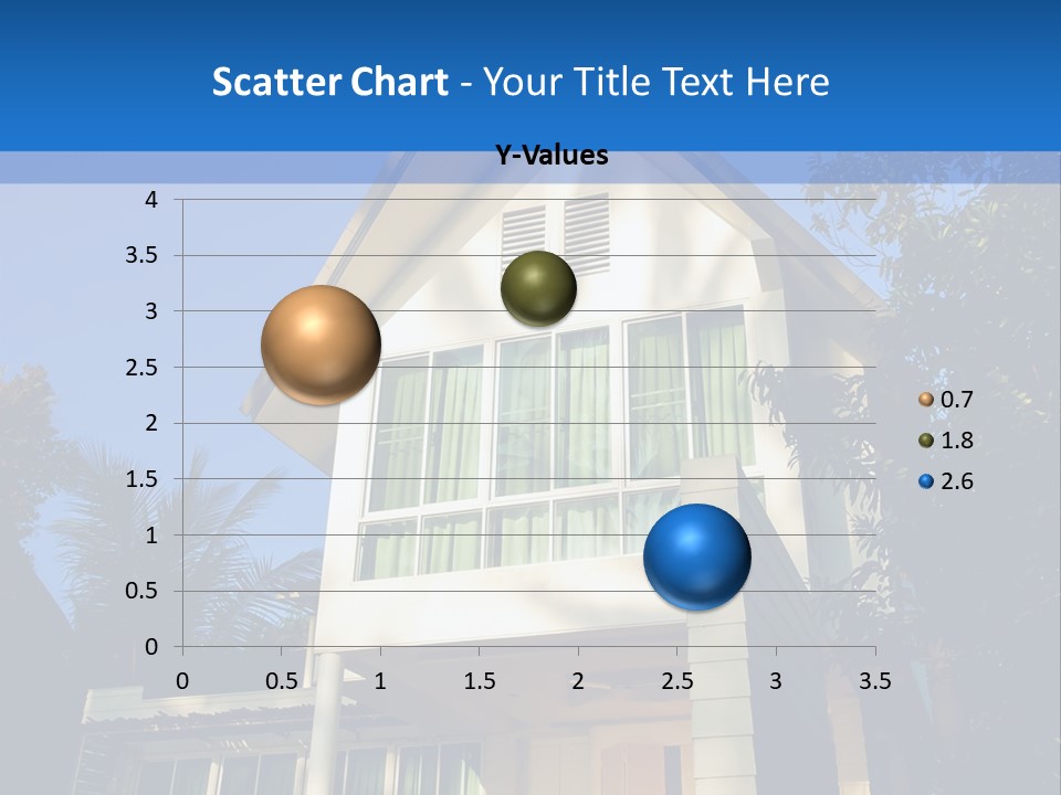 A House With A Blue Sky In The Background PowerPoint Template