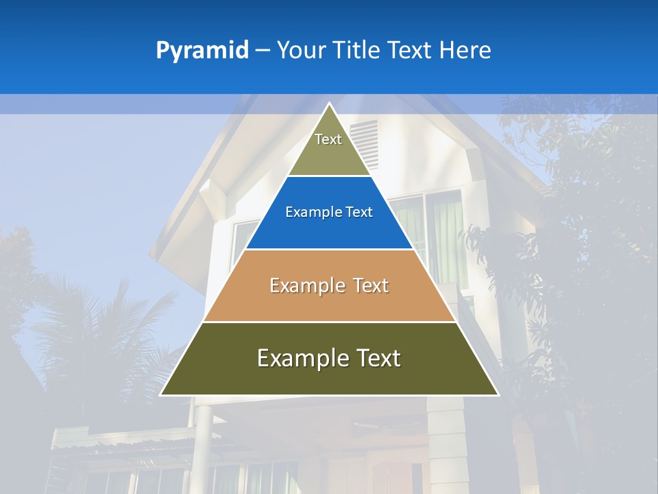 A House With A Blue Sky In The Background PowerPoint Template