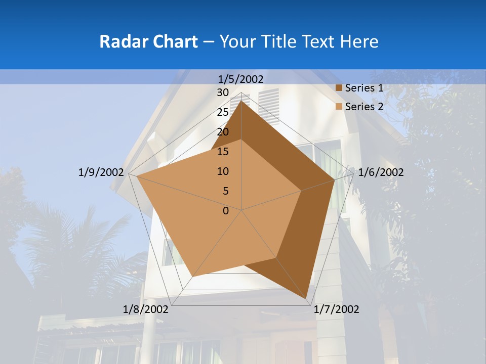 A House With A Blue Sky In The Background PowerPoint Template