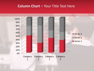 A Group Of People In A Conference Room PowerPoint Template