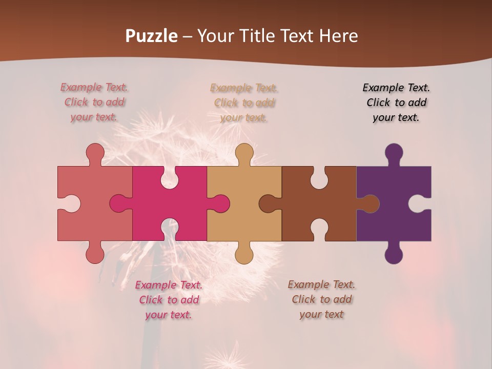 A Dandelion Powerpoint Presentation Is Shown PowerPoint Template