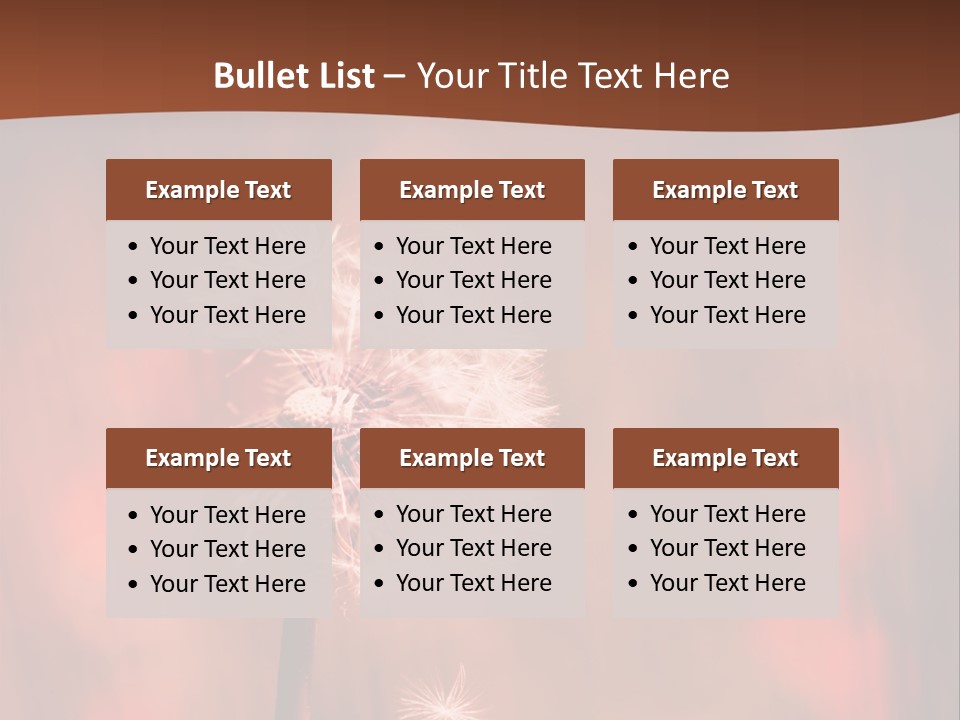A Dandelion Powerpoint Presentation Is Shown PowerPoint Template
