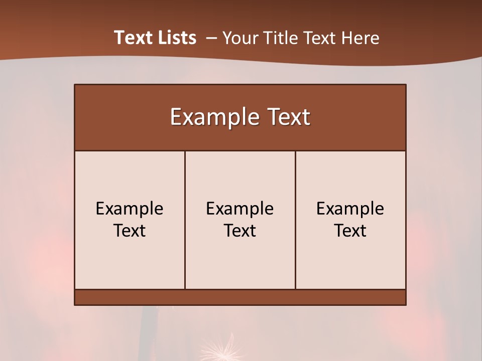 A Dandelion Powerpoint Presentation Is Shown PowerPoint Template