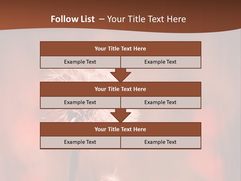 A Dandelion Powerpoint Presentation Is Shown PowerPoint Template
