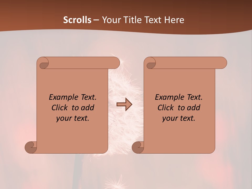 A Dandelion Powerpoint Presentation Is Shown PowerPoint Template