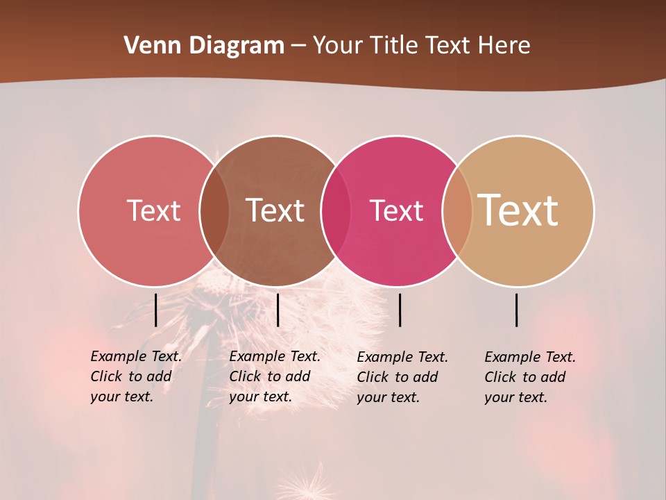 A Dandelion Powerpoint Presentation Is Shown PowerPoint Template