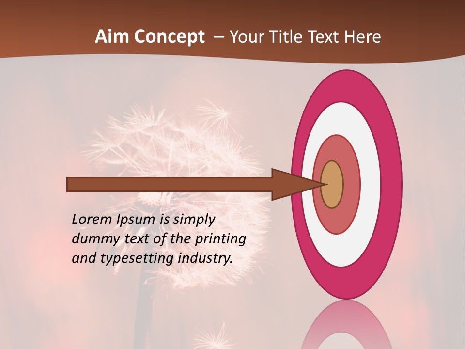 A Dandelion Powerpoint Presentation Is Shown PowerPoint Template