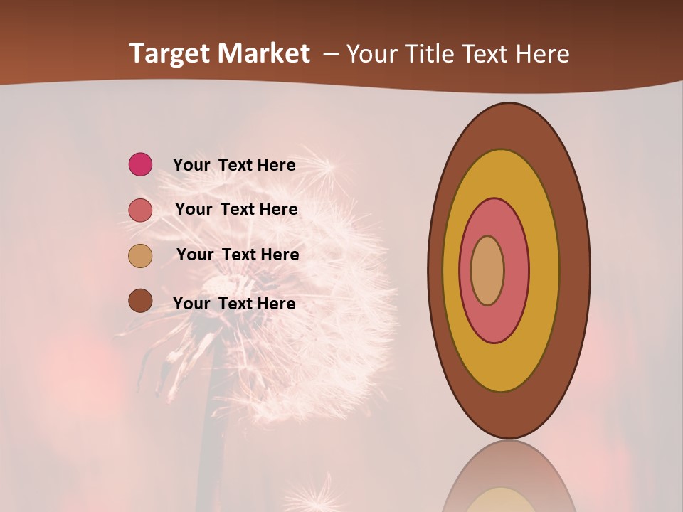 A Dandelion Powerpoint Presentation Is Shown PowerPoint Template