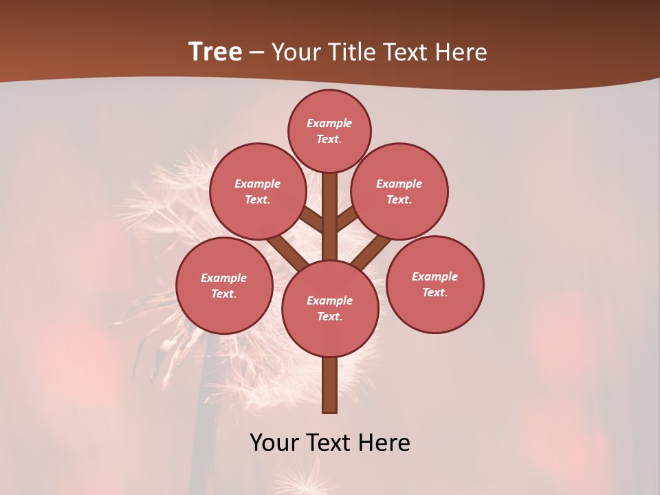 A Dandelion Powerpoint Presentation Is Shown PowerPoint Template