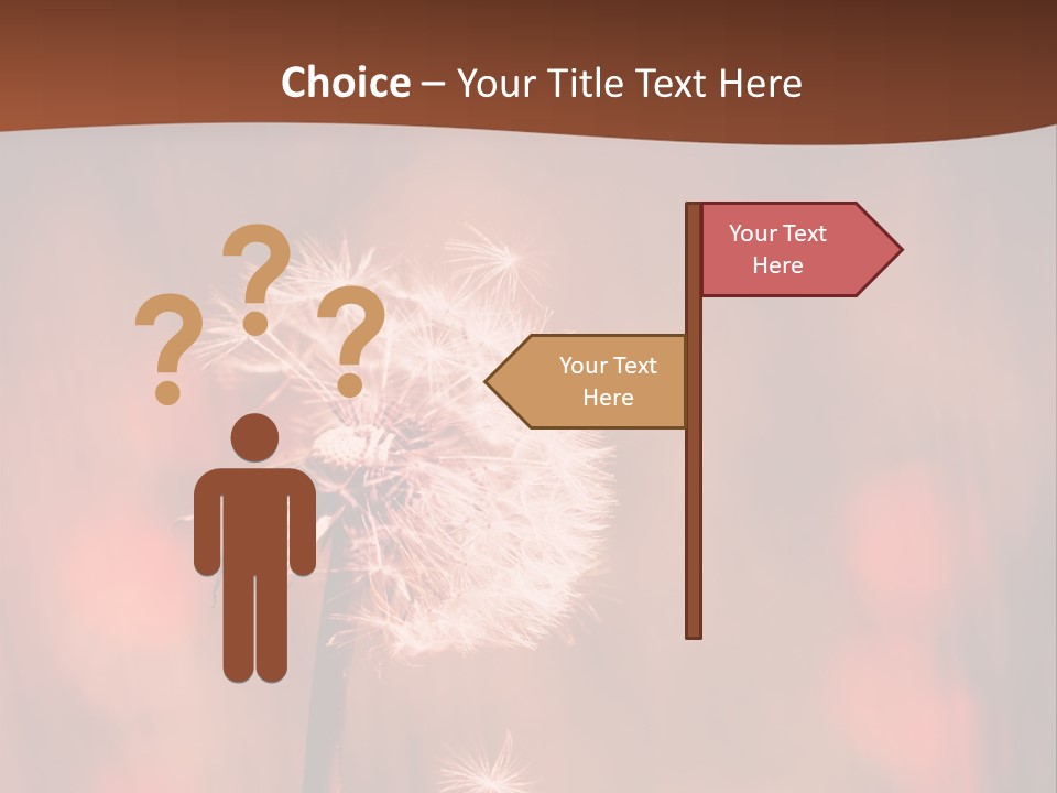 A Dandelion Powerpoint Presentation Is Shown PowerPoint Template