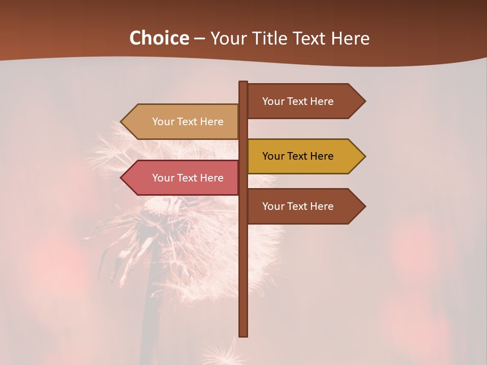 A Dandelion Powerpoint Presentation Is Shown PowerPoint Template