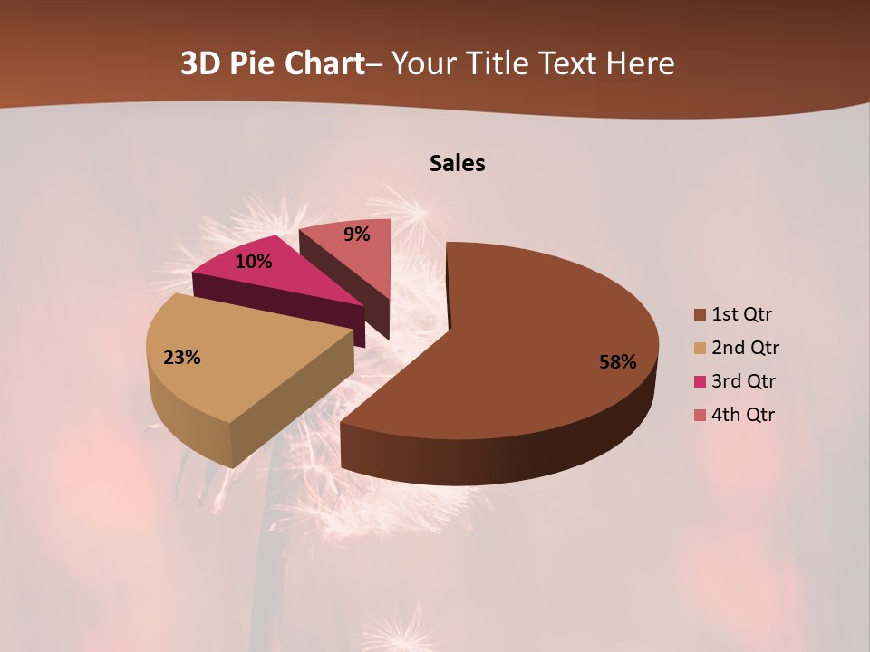 A Dandelion Powerpoint Presentation Is Shown PowerPoint Template