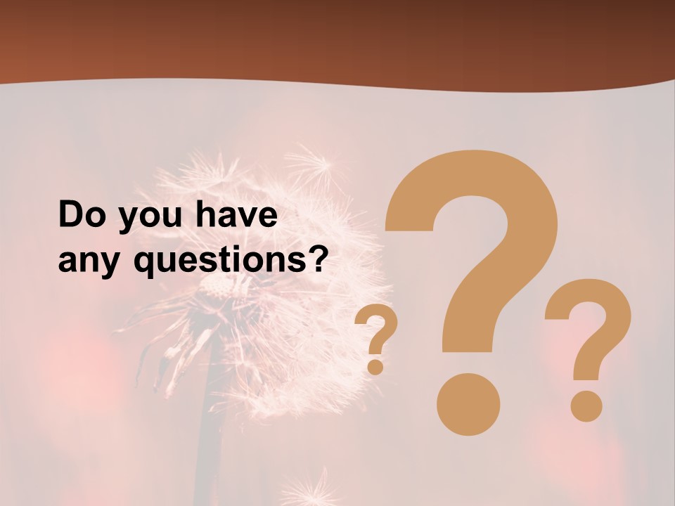 A Dandelion Powerpoint Presentation Is Shown PowerPoint Template