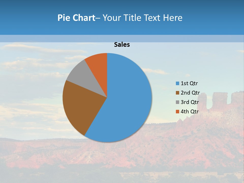 A Scenic View Of A Mountain Range With A Blue Sky In The Background PowerPoint Template