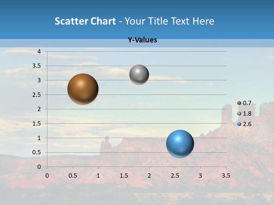 A Scenic View Of A Mountain Range With A Blue Sky In The Background PowerPoint Template