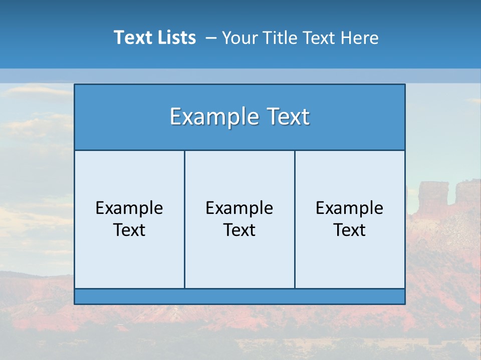 A Scenic View Of A Mountain Range With A Blue Sky In The Background PowerPoint Template