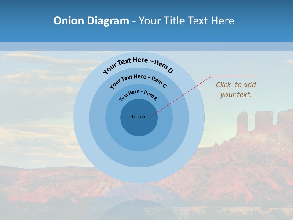 A Scenic View Of A Mountain Range With A Blue Sky In The Background PowerPoint Template