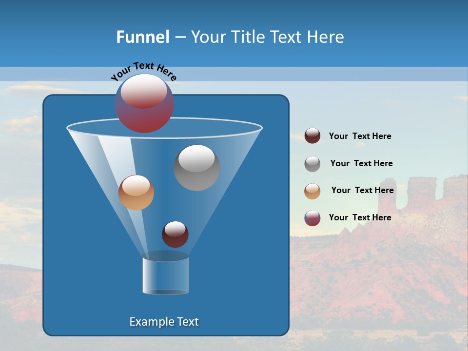 A Scenic View Of A Mountain Range With A Blue Sky In The Background PowerPoint Template