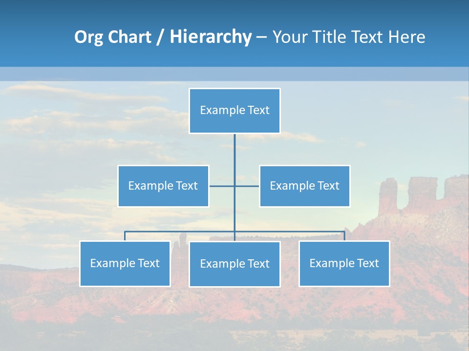 A Scenic View Of A Mountain Range With A Blue Sky In The Background PowerPoint Template