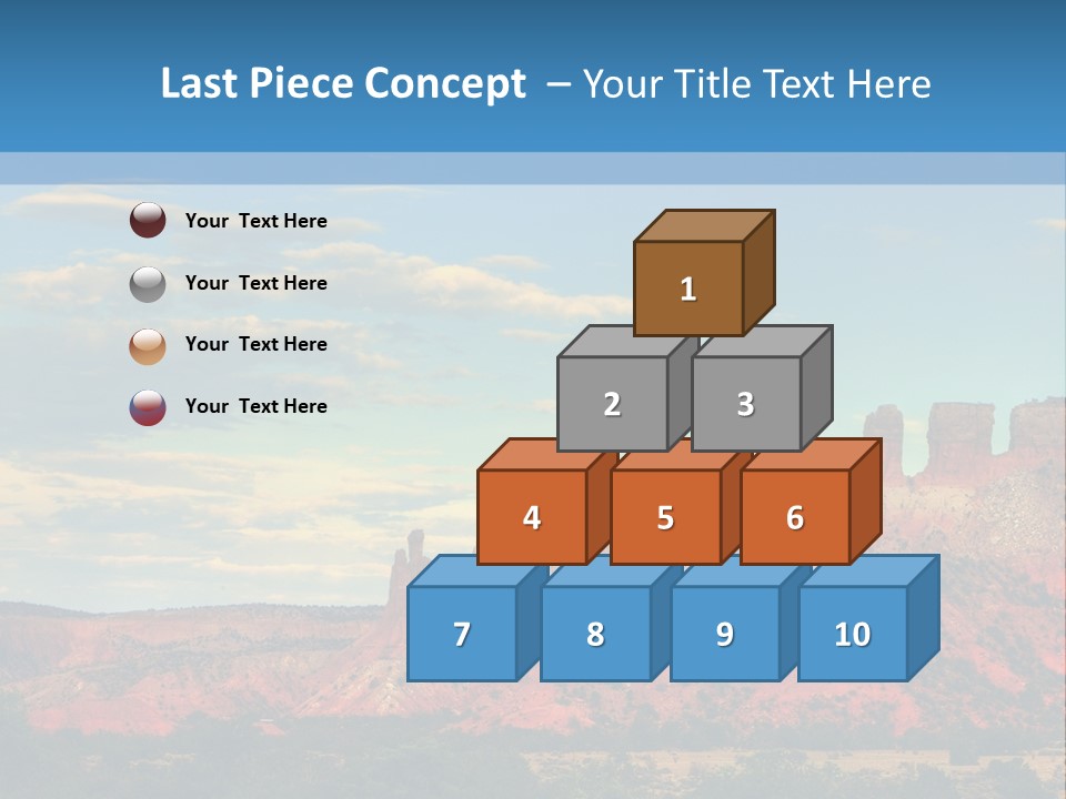 A Scenic View Of A Mountain Range With A Blue Sky In The Background PowerPoint Template