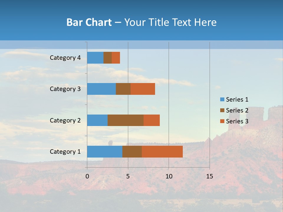A Scenic View Of A Mountain Range With A Blue Sky In The Background PowerPoint Template