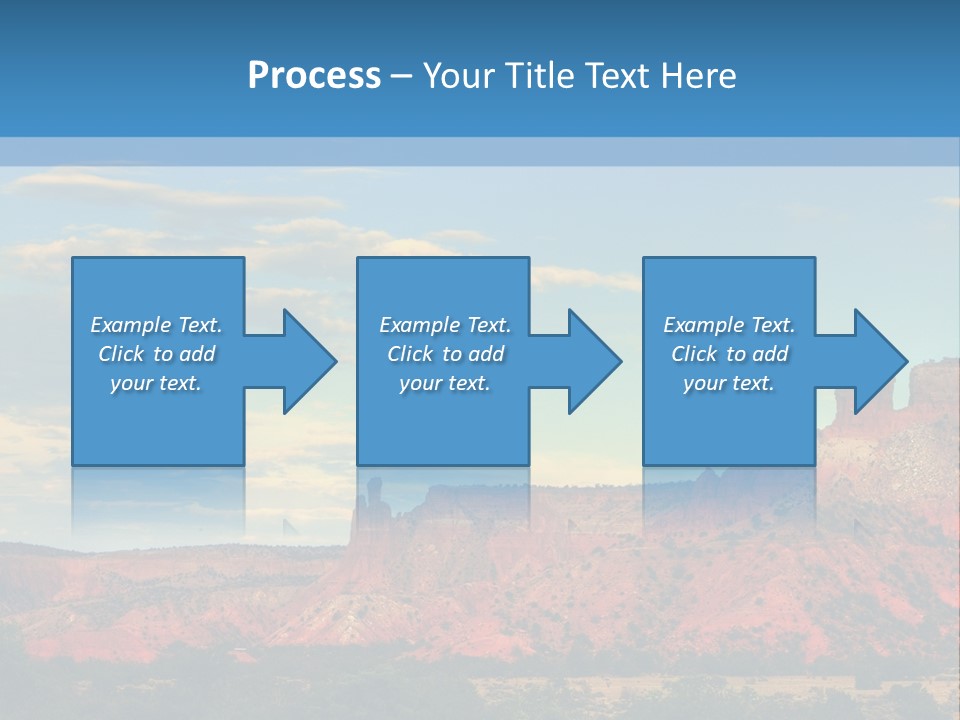 A Scenic View Of A Mountain Range With A Blue Sky In The Background PowerPoint Template