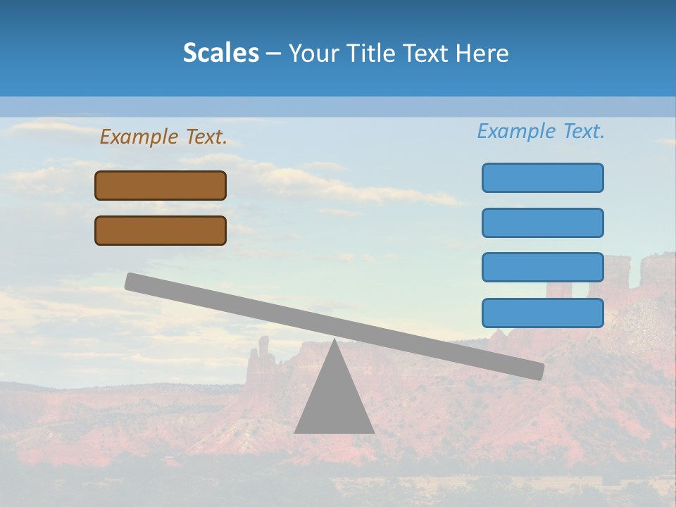 A Scenic View Of A Mountain Range With A Blue Sky In The Background PowerPoint Template