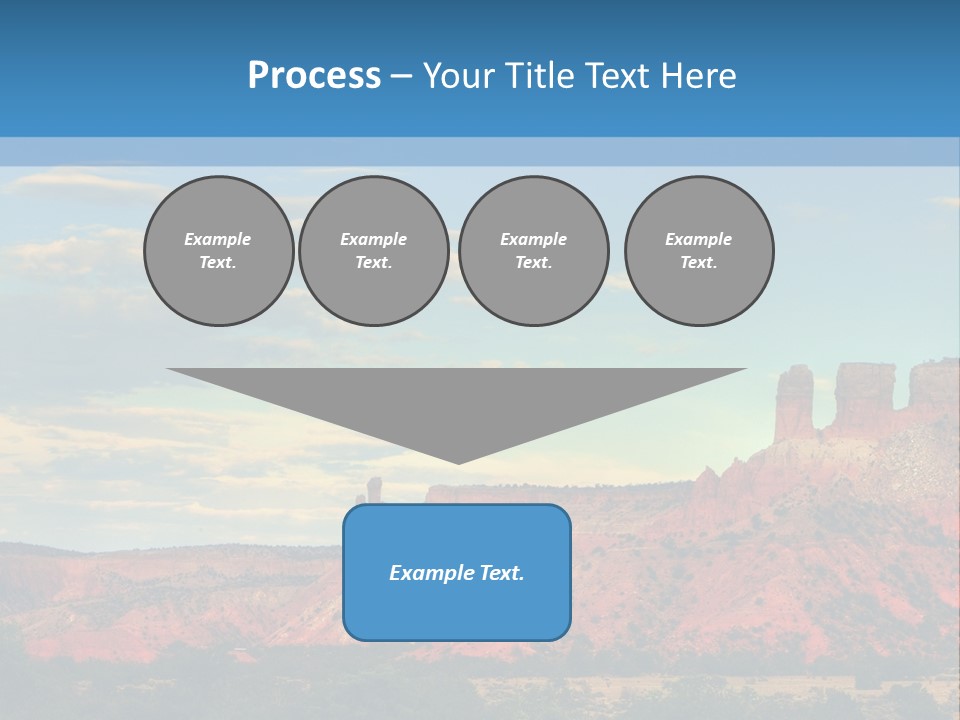 A Scenic View Of A Mountain Range With A Blue Sky In The Background PowerPoint Template