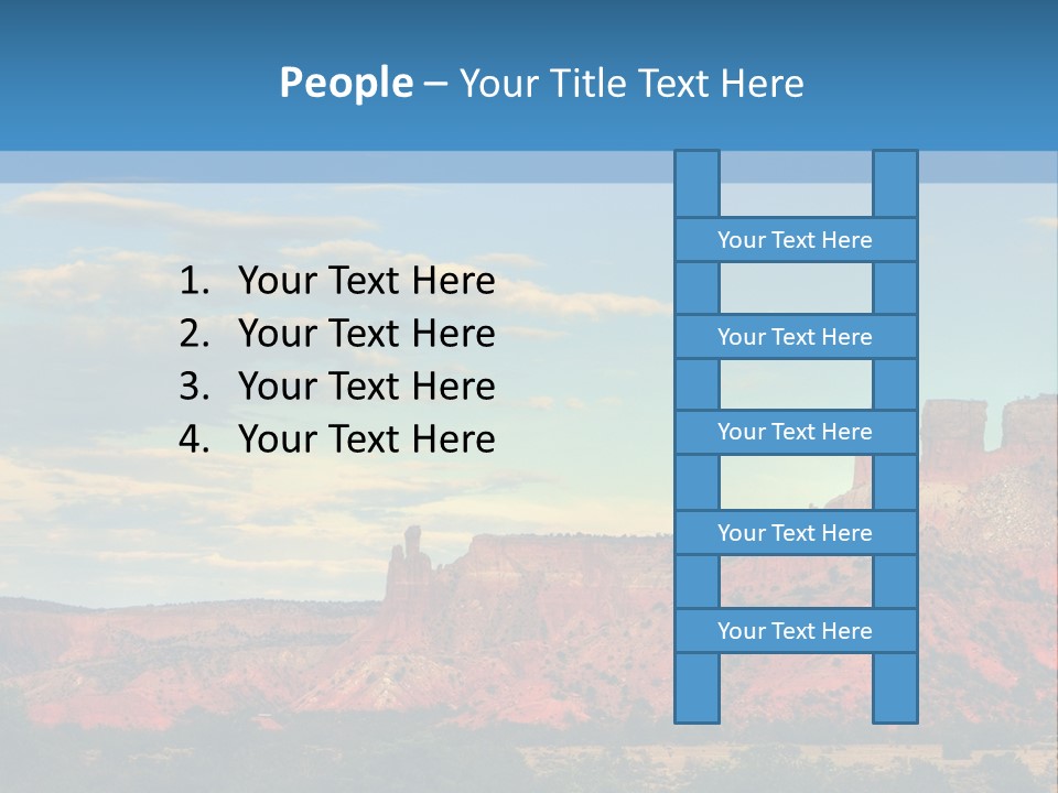 A Scenic View Of A Mountain Range With A Blue Sky In The Background PowerPoint Template