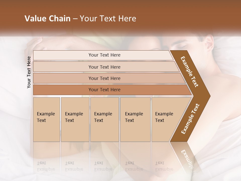 A Man And A Woman Laying In Bed Together PowerPoint Template