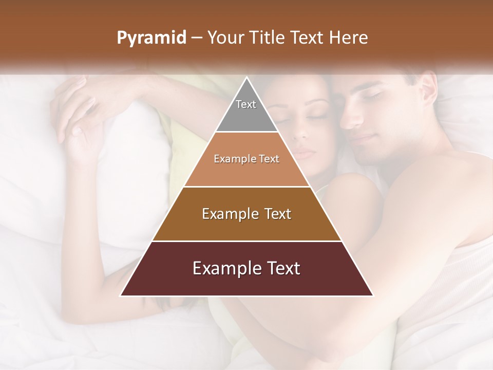 A Man And A Woman Laying In Bed Together PowerPoint Template