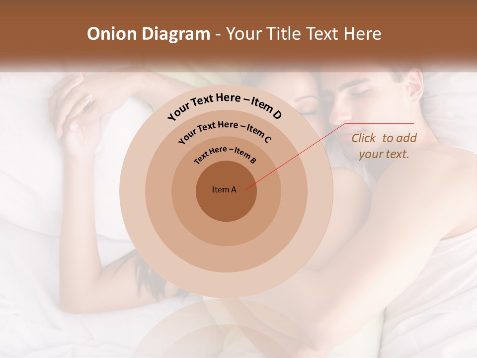 A Man And A Woman Laying In Bed Together PowerPoint Template