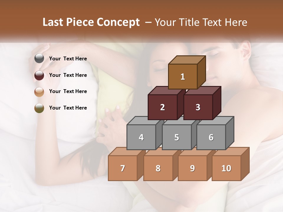 A Man And A Woman Laying In Bed Together PowerPoint Template