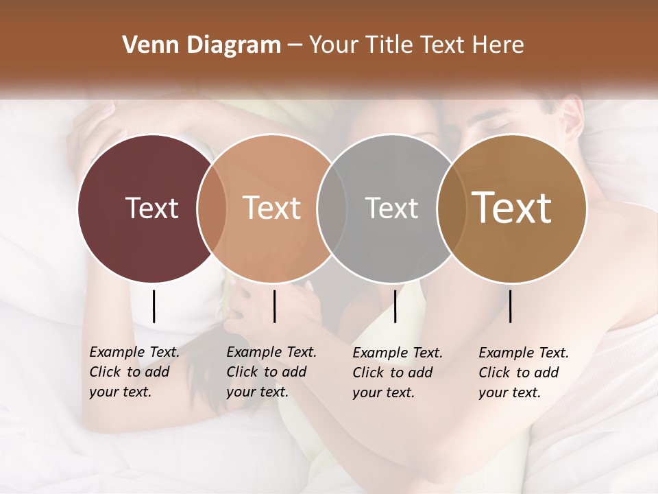 A Man And A Woman Laying In Bed Together PowerPoint Template