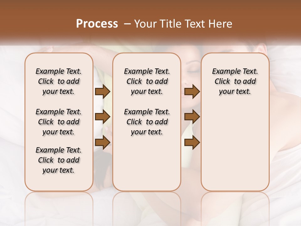 A Man And A Woman Laying In Bed Together PowerPoint Template