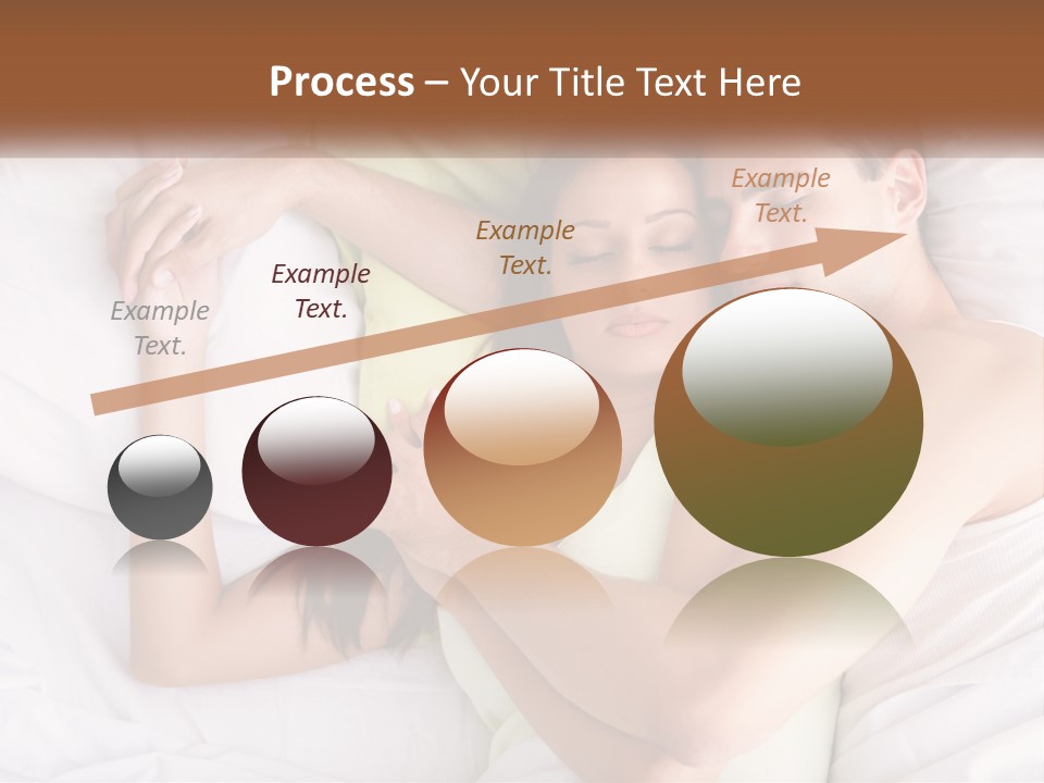 A Man And A Woman Laying In Bed Together PowerPoint Template