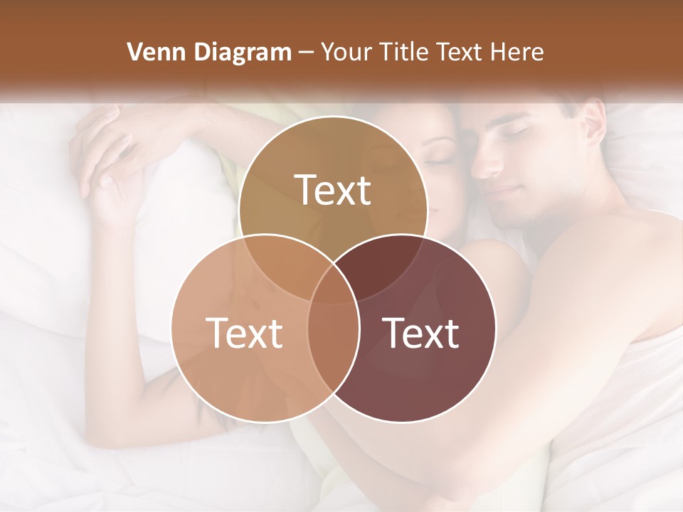 A Man And A Woman Laying In Bed Together PowerPoint Template