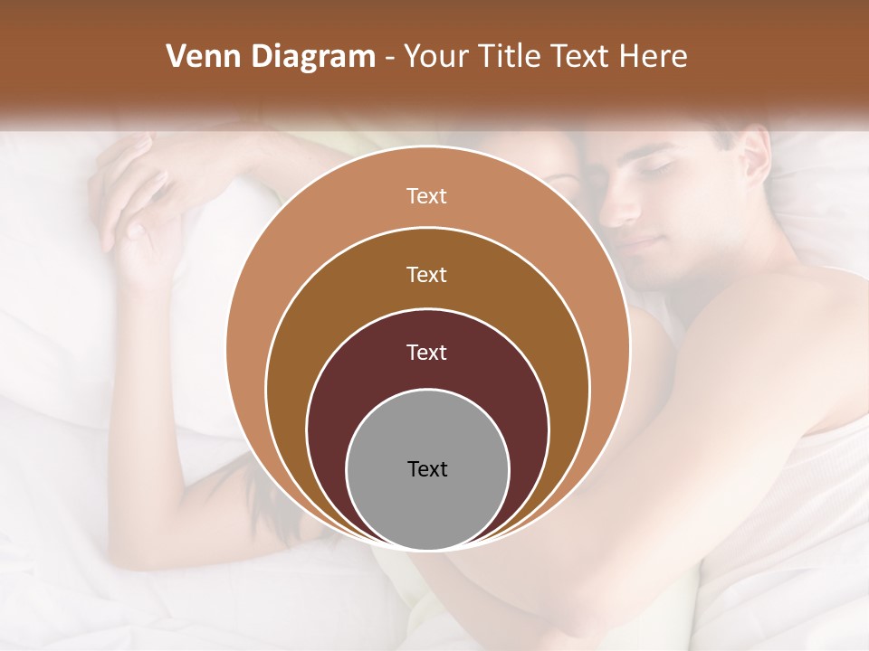 A Man And A Woman Laying In Bed Together PowerPoint Template