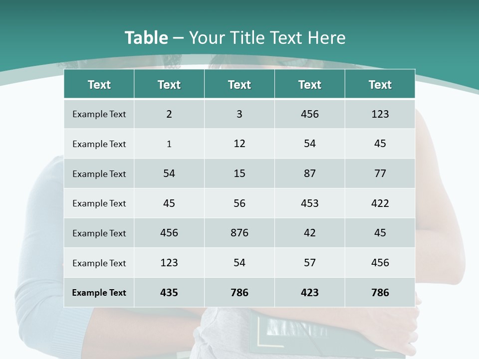 Two Women Holding Folders Powerpoint Template PowerPoint Template