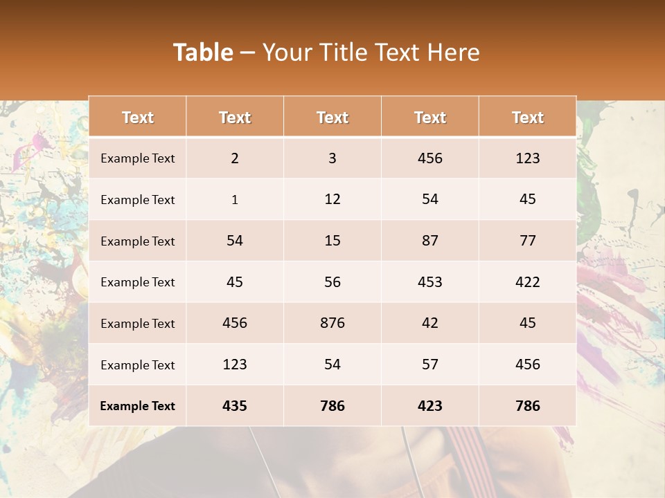 A Woman With Headphones Is Listening To Music PowerPoint Template