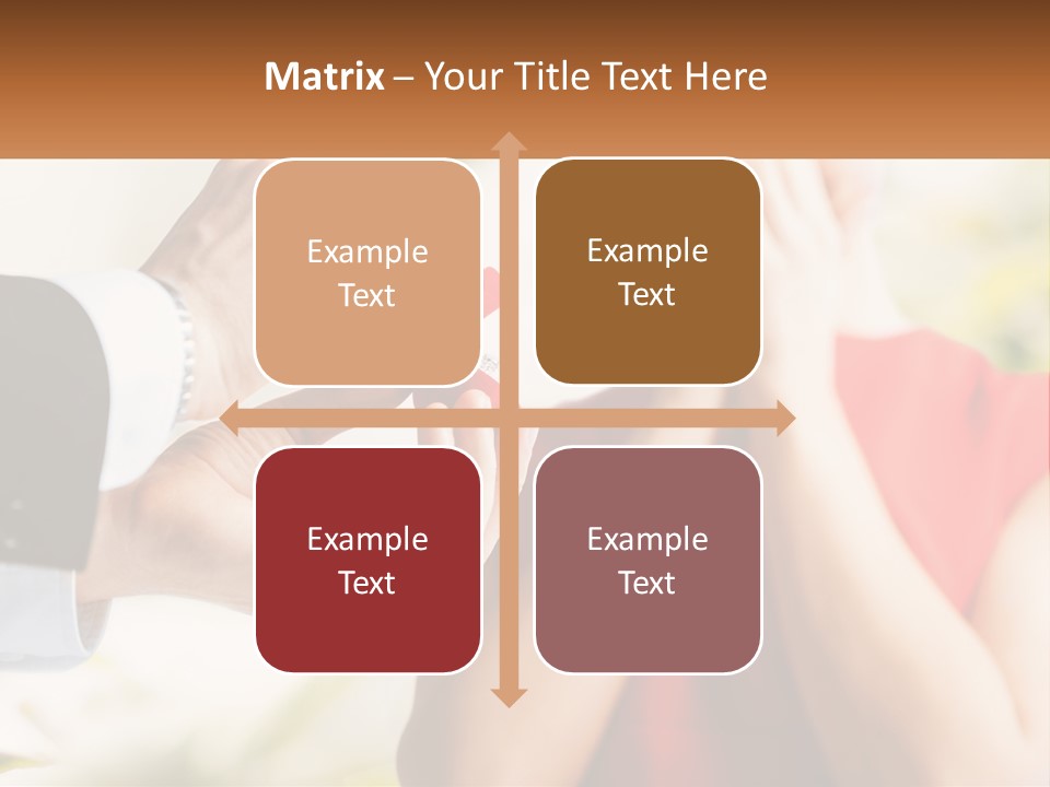 A Man Putting A Ring On A Woman's Finger PowerPoint Template