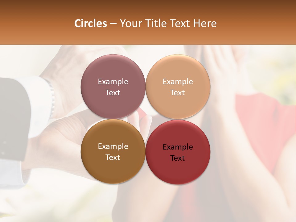 A Man Putting A Ring On A Woman's Finger PowerPoint Template