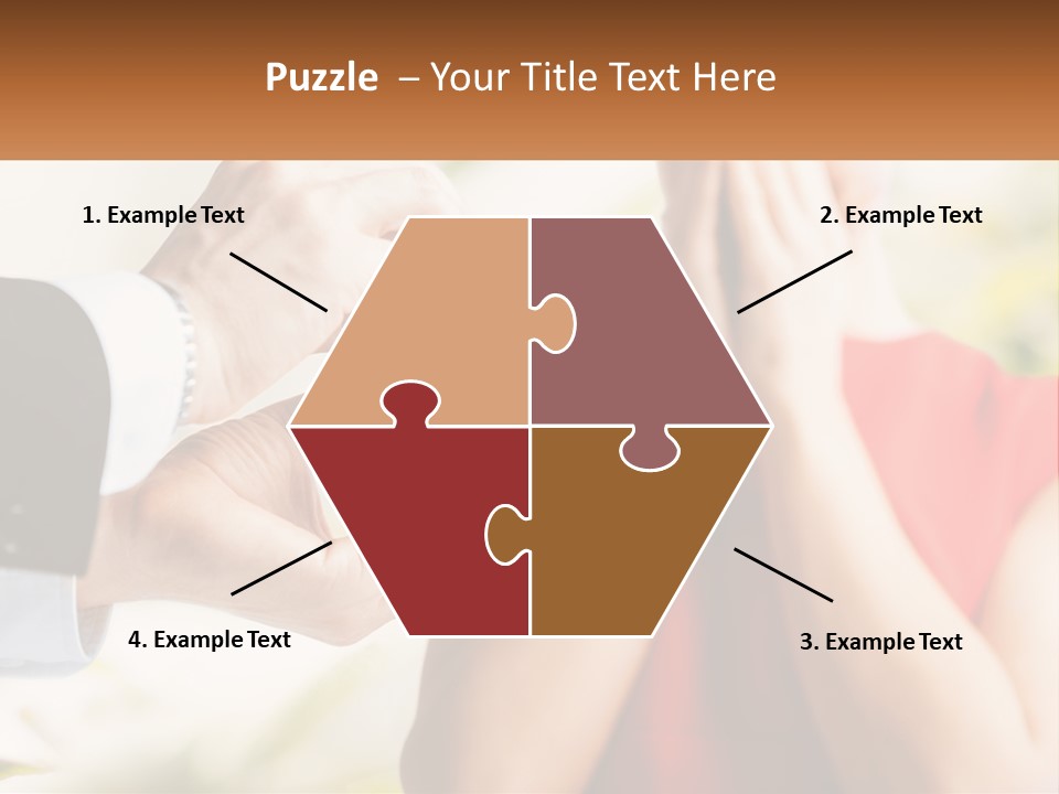 A Man Putting A Ring On A Woman's Finger PowerPoint Template