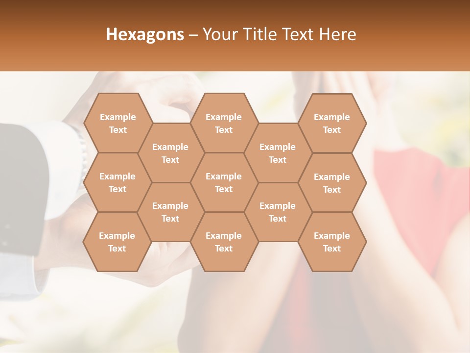 A Man Putting A Ring On A Woman's Finger PowerPoint Template