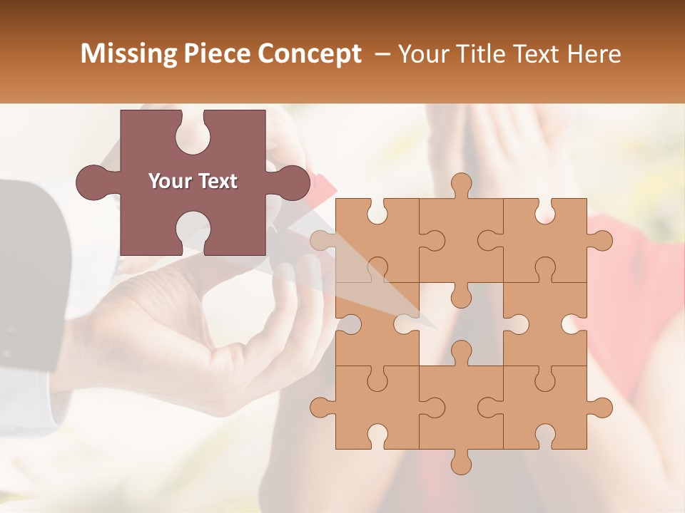 A Man Putting A Ring On A Woman's Finger PowerPoint Template