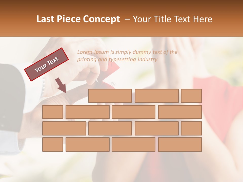 A Man Putting A Ring On A Woman's Finger PowerPoint Template